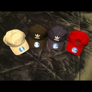 Adidas adjustable strap hats